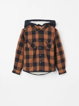 Fleece Lined Kids Shirt