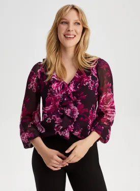 Floral Motif Blouse