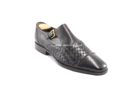 Florence - Black Monk Strap Dress Shoes