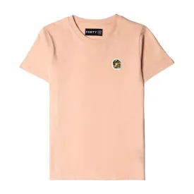 Forty Kids Ben Camo Logo Peach T-Shirt