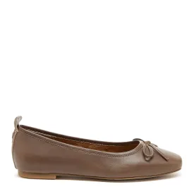 Frankie Taupe Ballet Flats