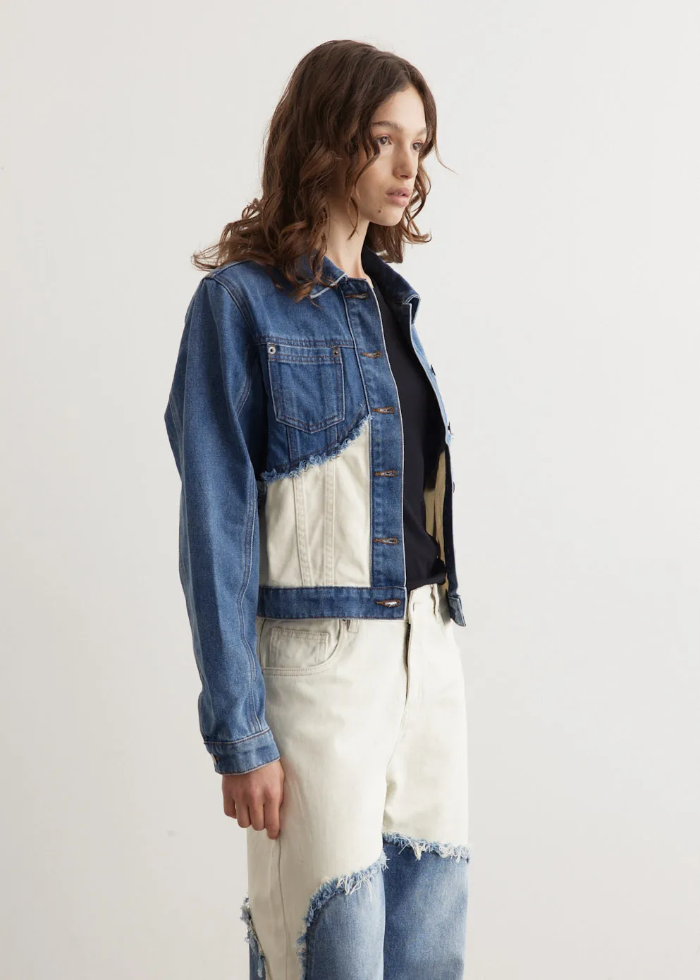 Fray Denim Jacket