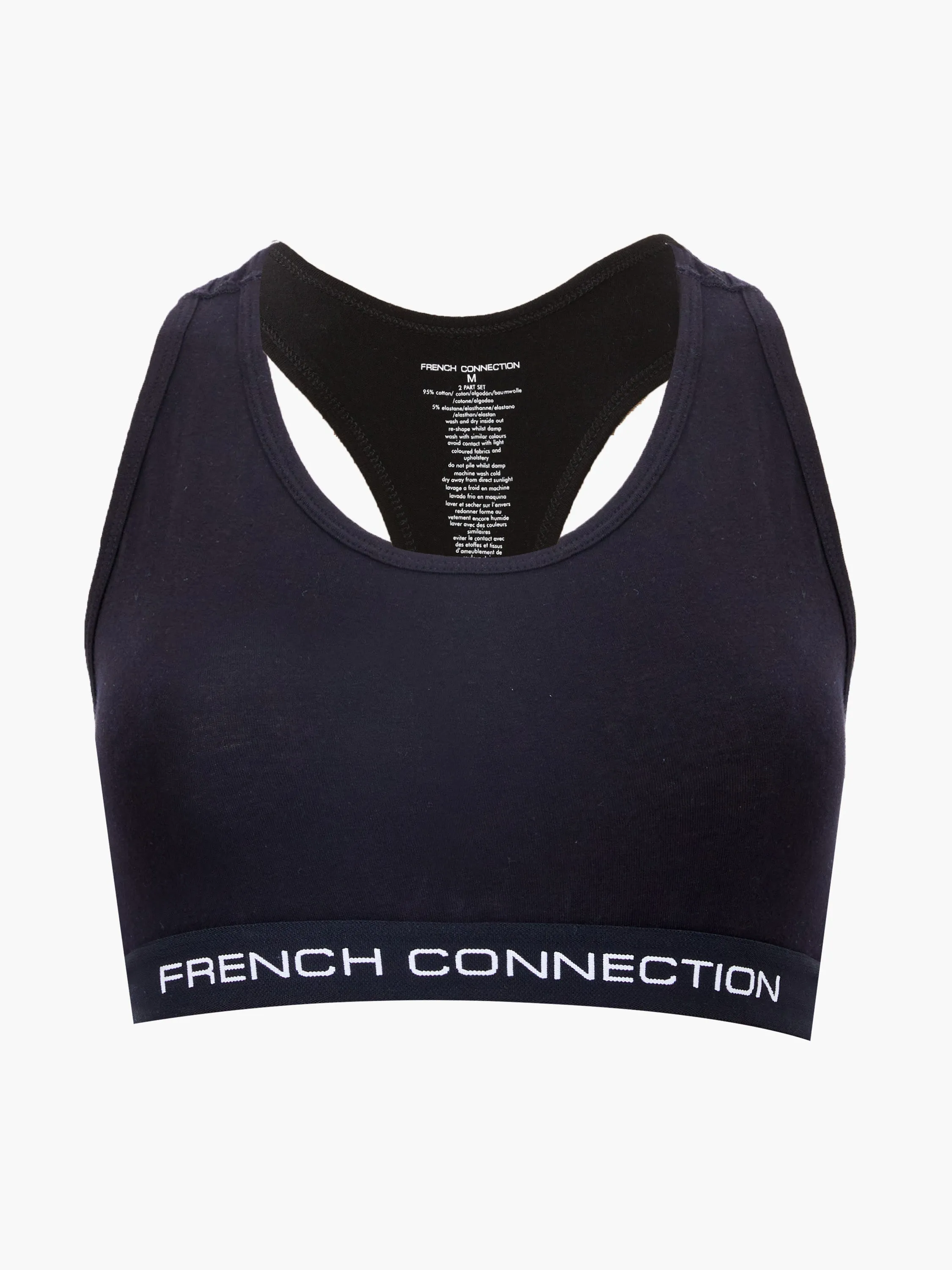 French Connection Crop Top & Brief Set