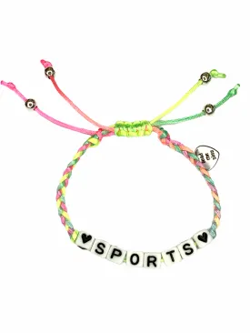 Friendship Bracelet - Sports Pastel