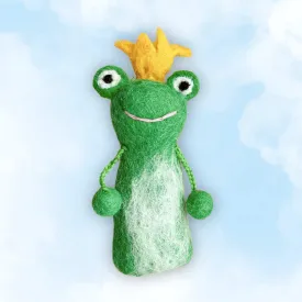 Frog Prince Finger Puppet