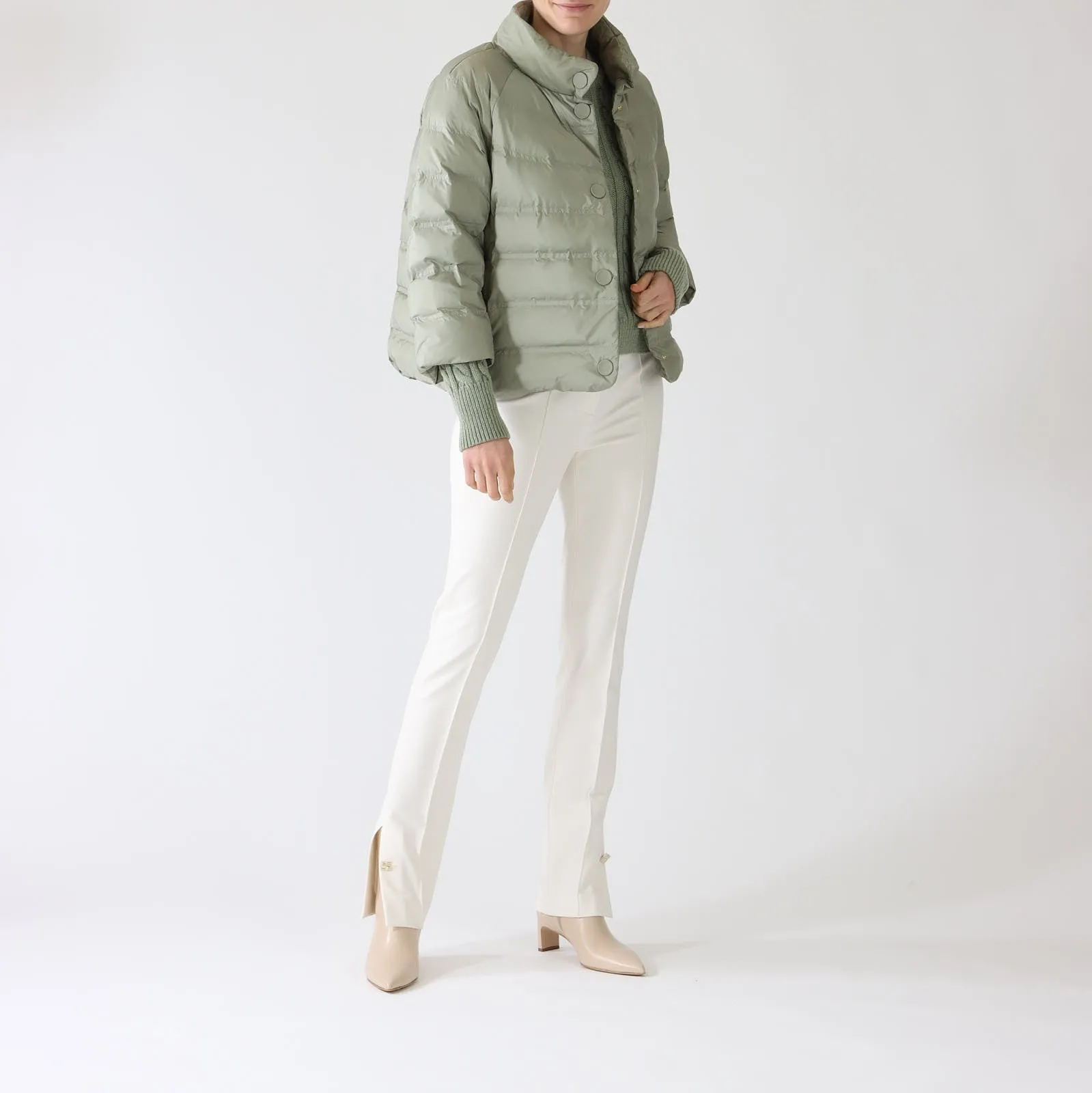 Frozen Sage Down Filled Puffer Jacket