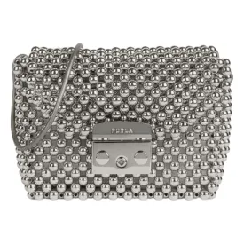 Furla Metropolis Mini Crossbody - Acciaio