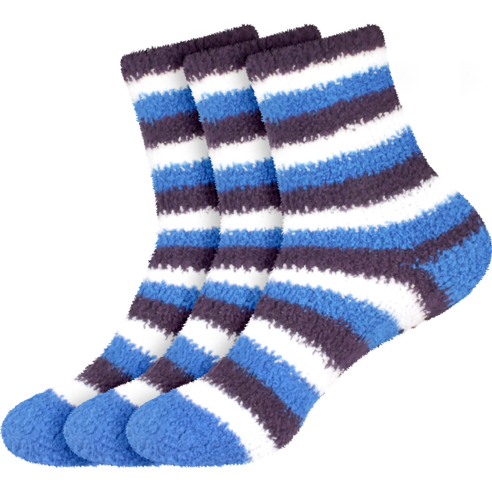 Fuzzy Heart/Stripe/Solid Sock Assortments