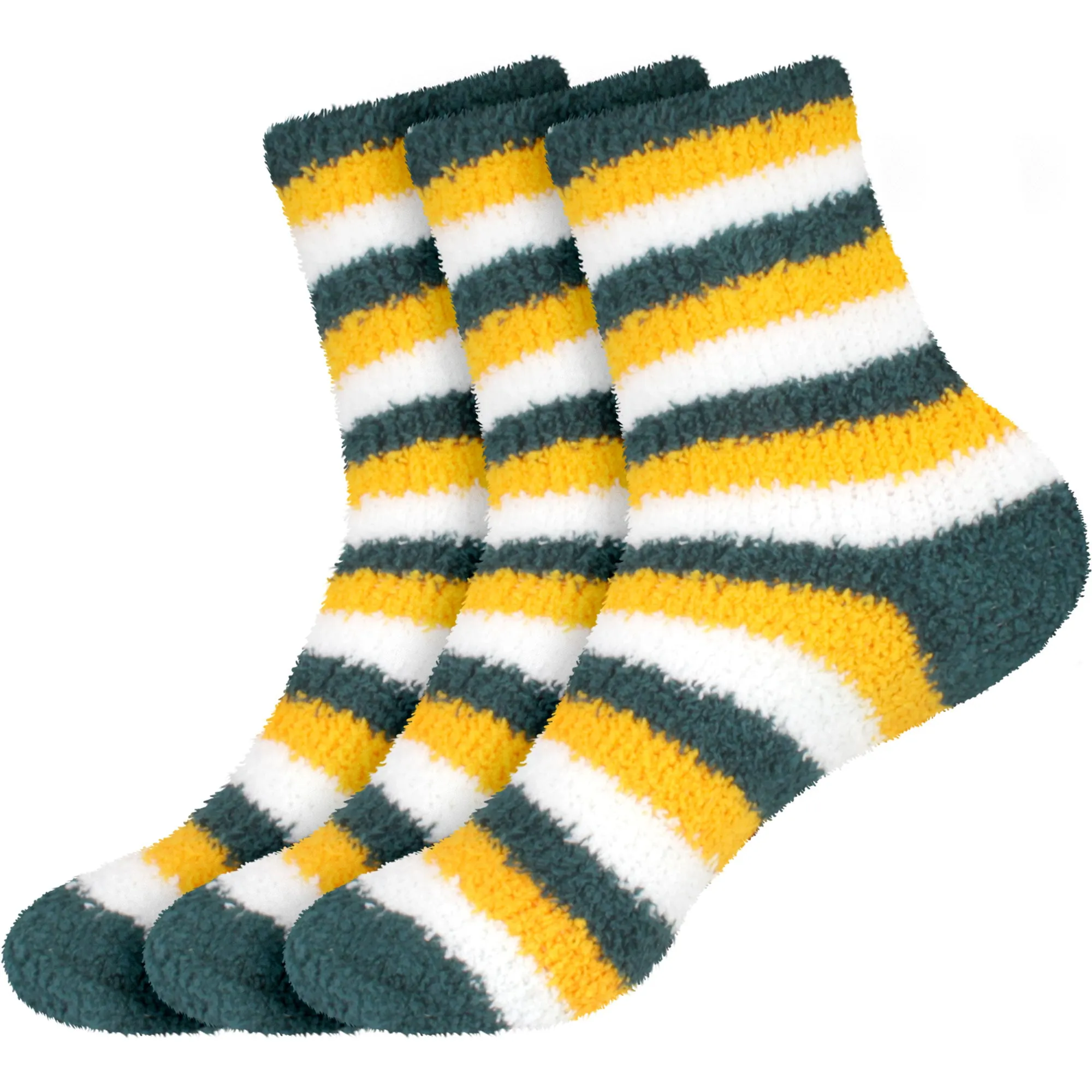 Fuzzy Heart/Stripe/Solid Sock Assortments