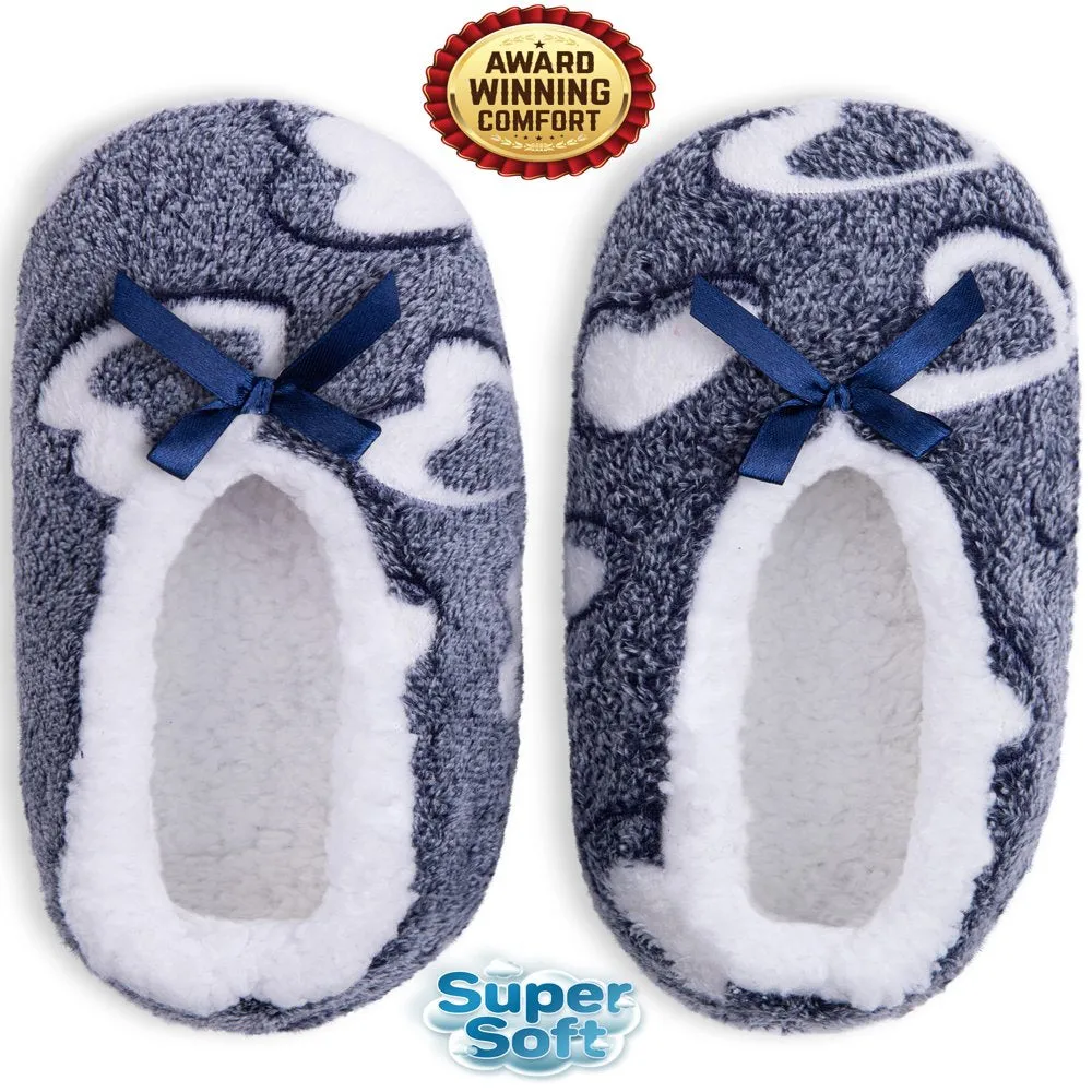 Fuzzy Slippers for Women, Cozy & Posh Furry House Shoes