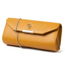 Galway Crystal Fashion Clutch - Tan