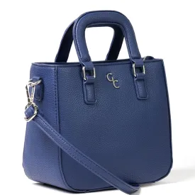 Galway Crystal Fashion Shoulder Bag - Navy