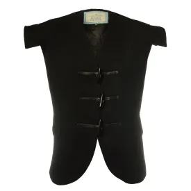 Gents Jacobite Kilt Waistcoat Black