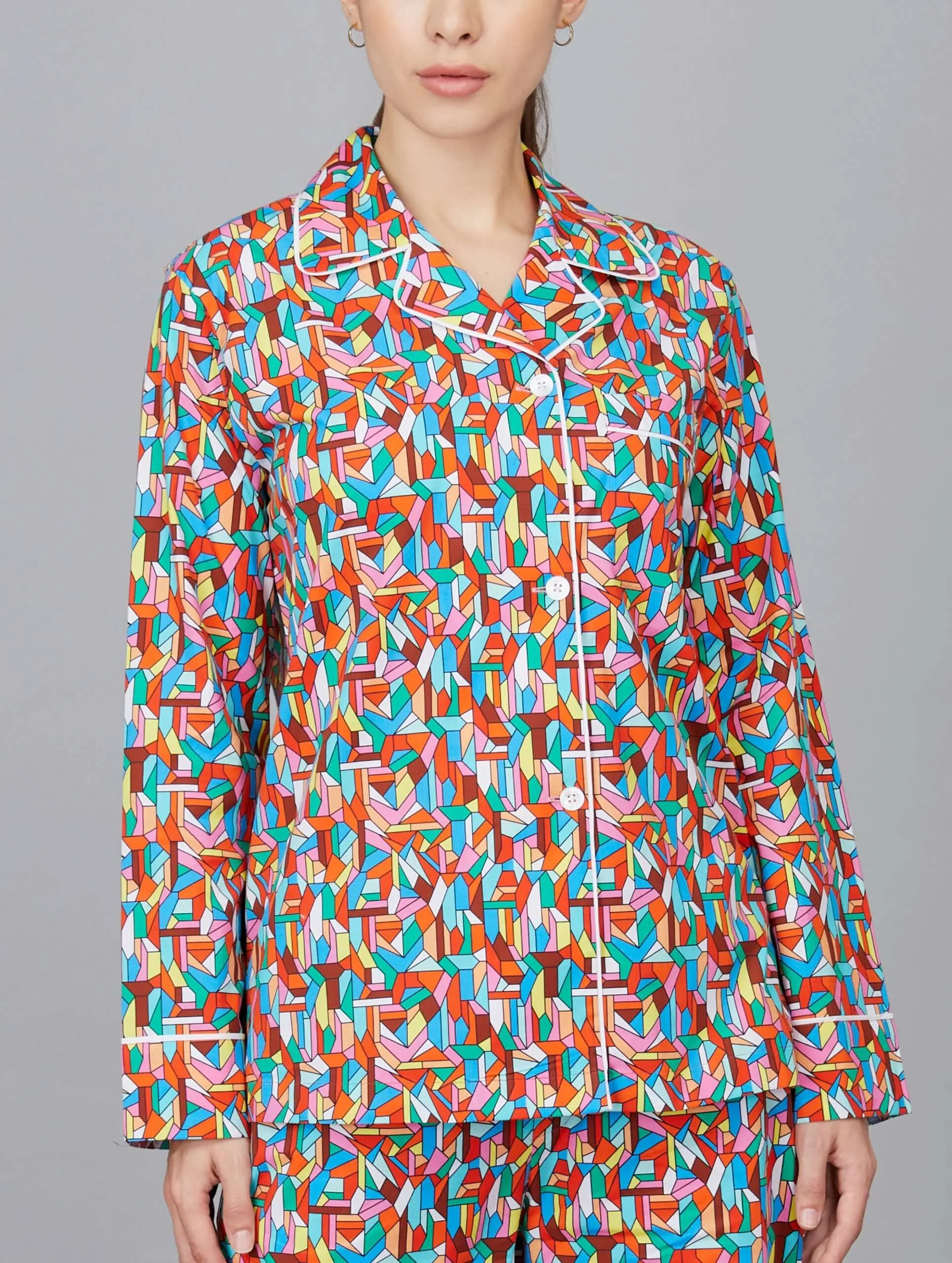 Geometric Print Shirt