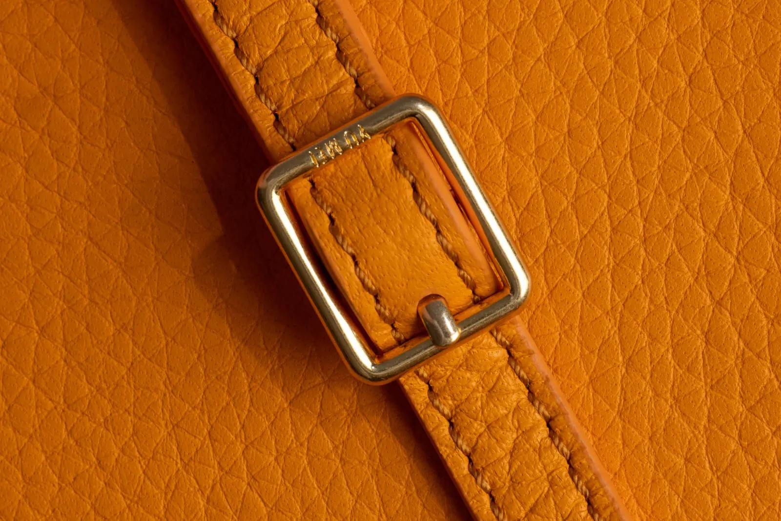 Georgie Bag | Tangerine | Deer Nappa