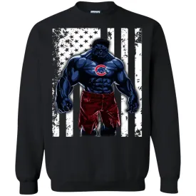 Giants Hulk Chicago Cubs T-shirt Flag Crewneck Pullover Sweatshirt