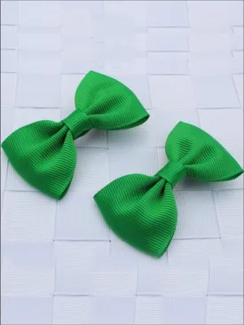 Girls Mini Bow Tie Hair Clips