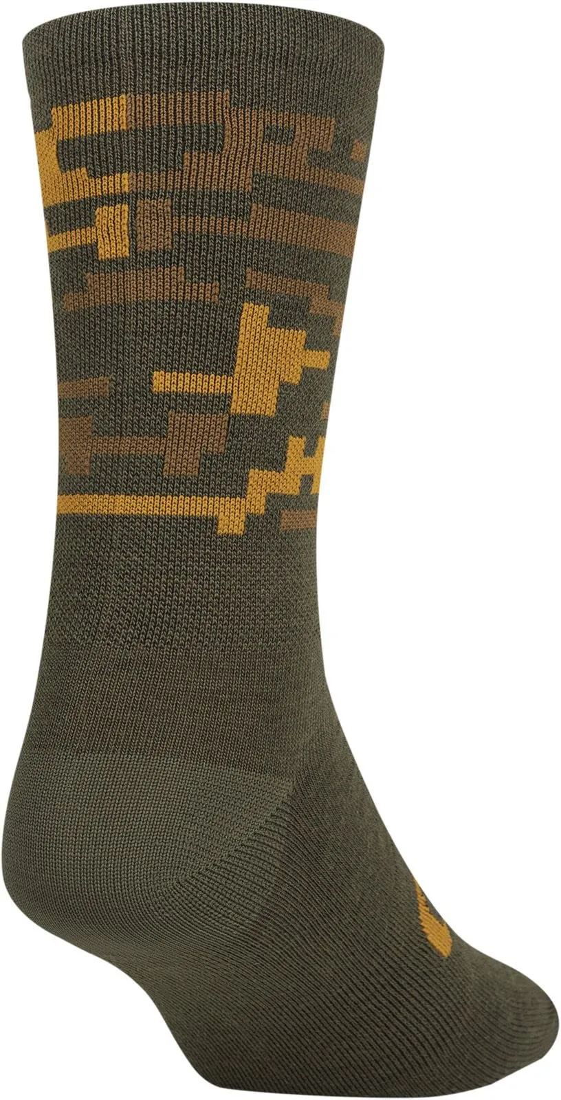 Giro Seasonal Merino Wool Sock Bicycle Socks Trail Green Camo Medium