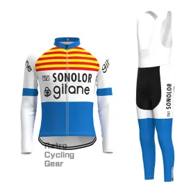 Gllane Retro Long Sleeve Cycling Kit