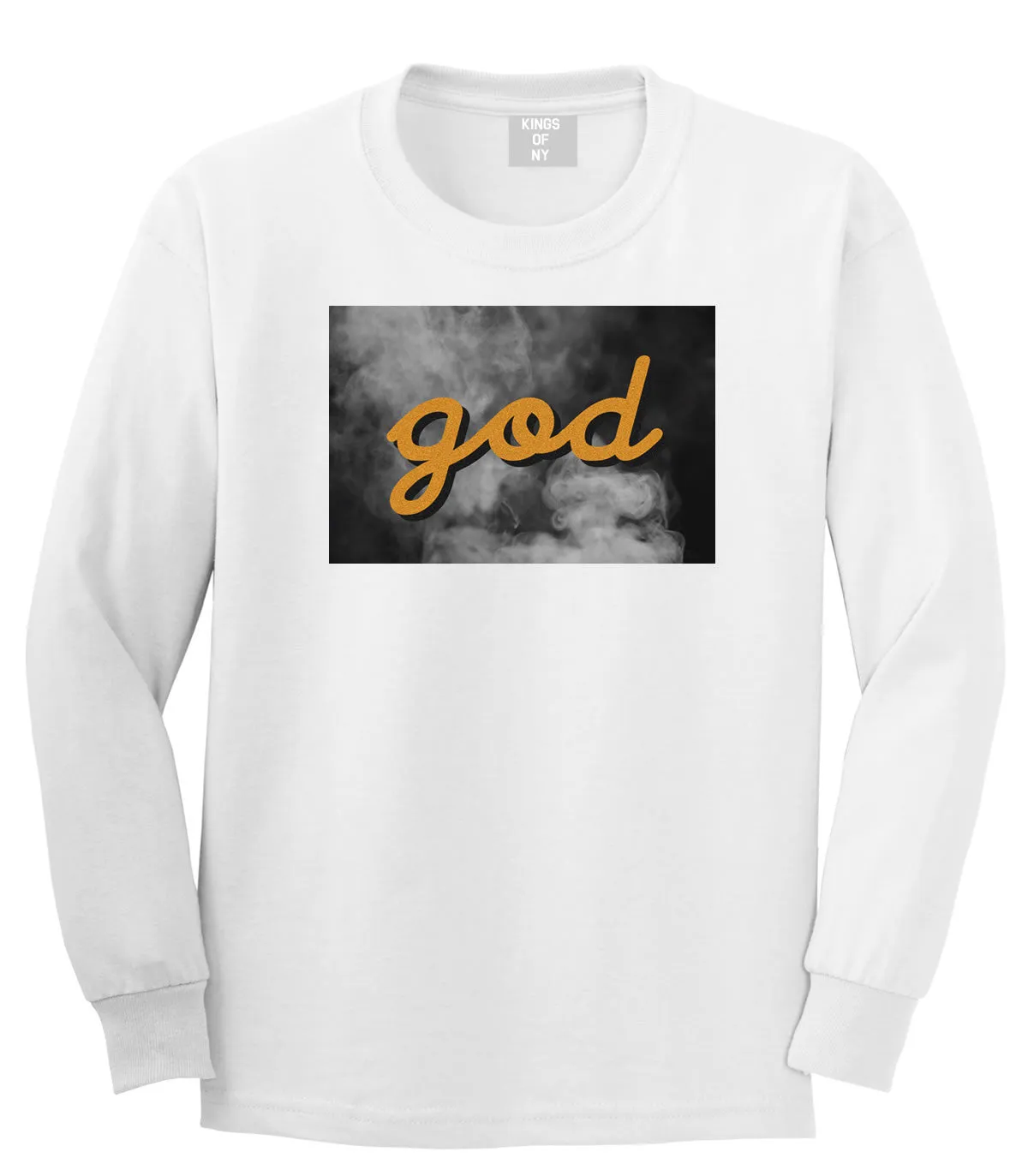 God Up In Smoke Puff Goth Dark Long Sleeve T-Shirt