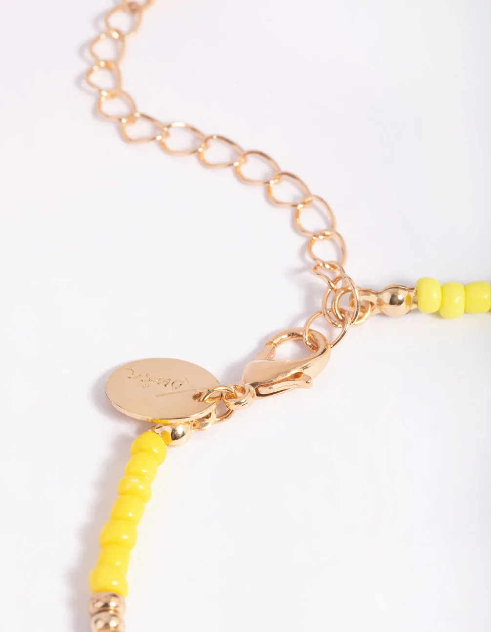 Gold Beaded Anklet