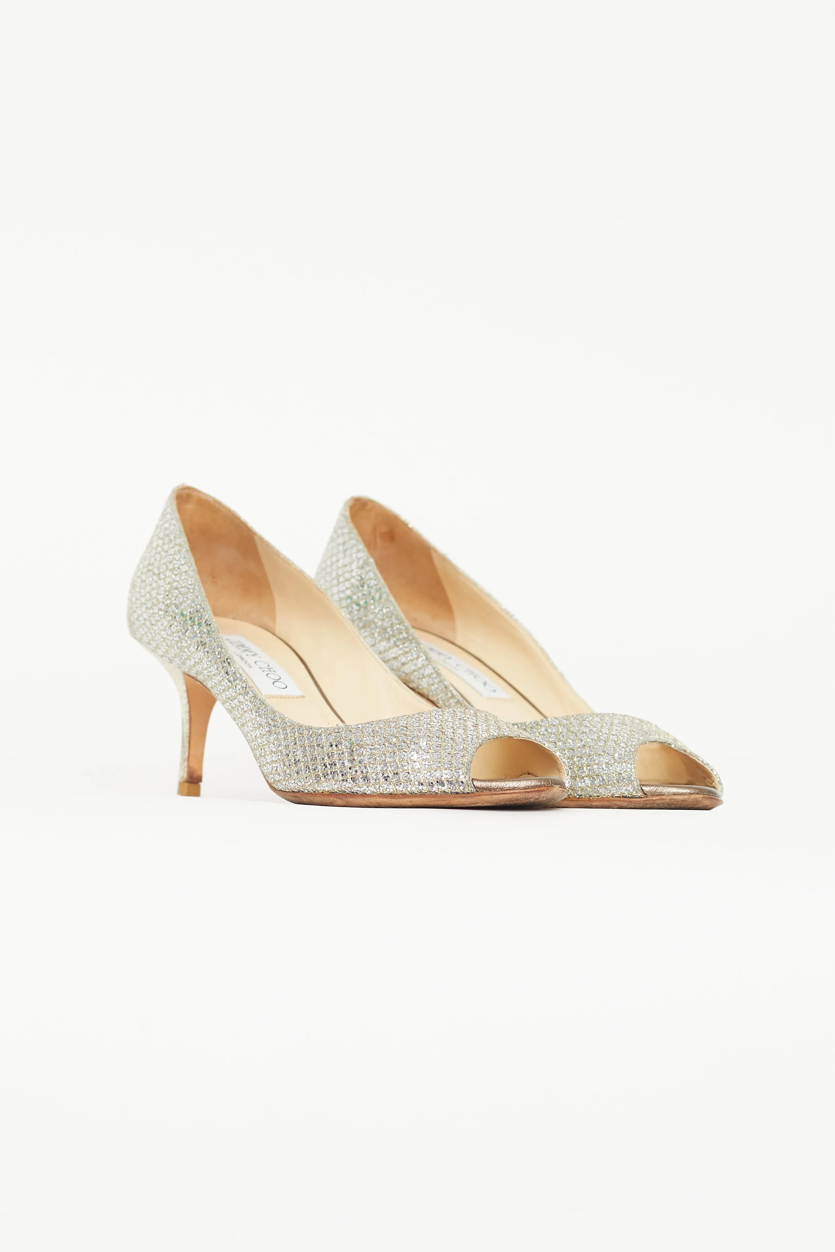 Gold Glitter Isabel Pump