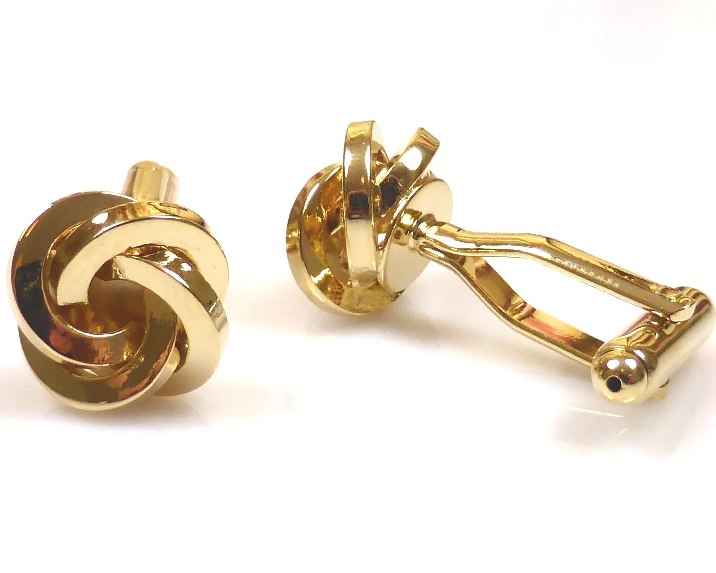 Gold Love Knot Cufflinks