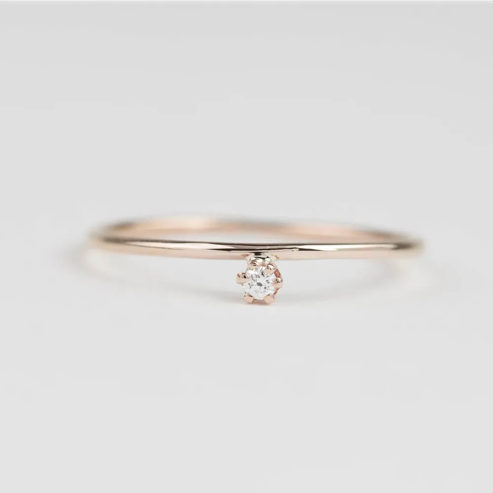 Gold Streaks Diamond Ring