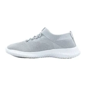 Graceland Slipon Running Sport Shoes Fabric Grey Colour For Women