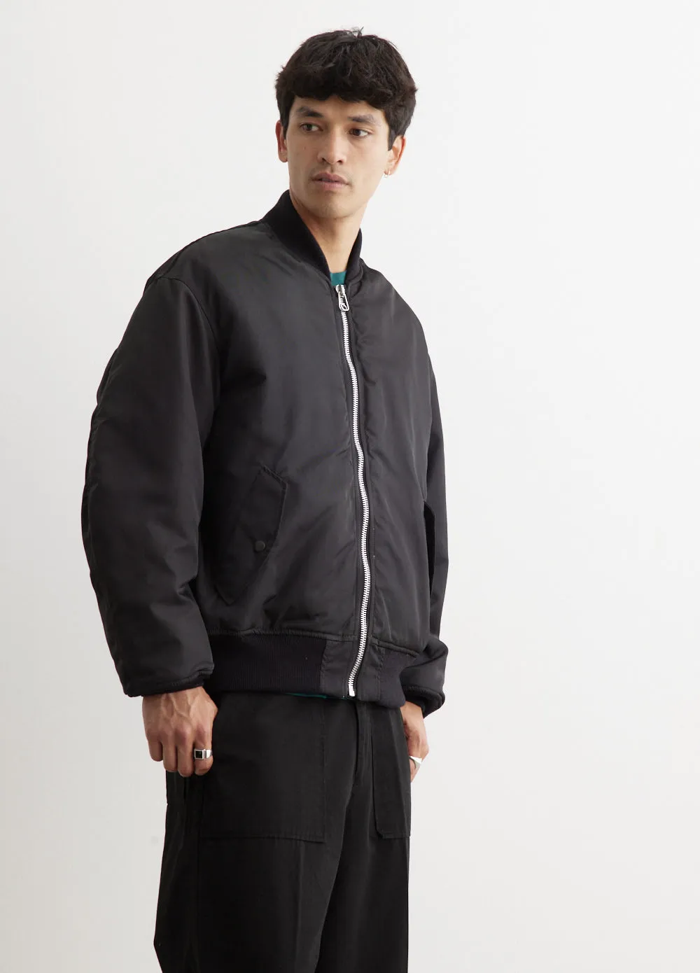 Gradation Printed Bomber Jacket