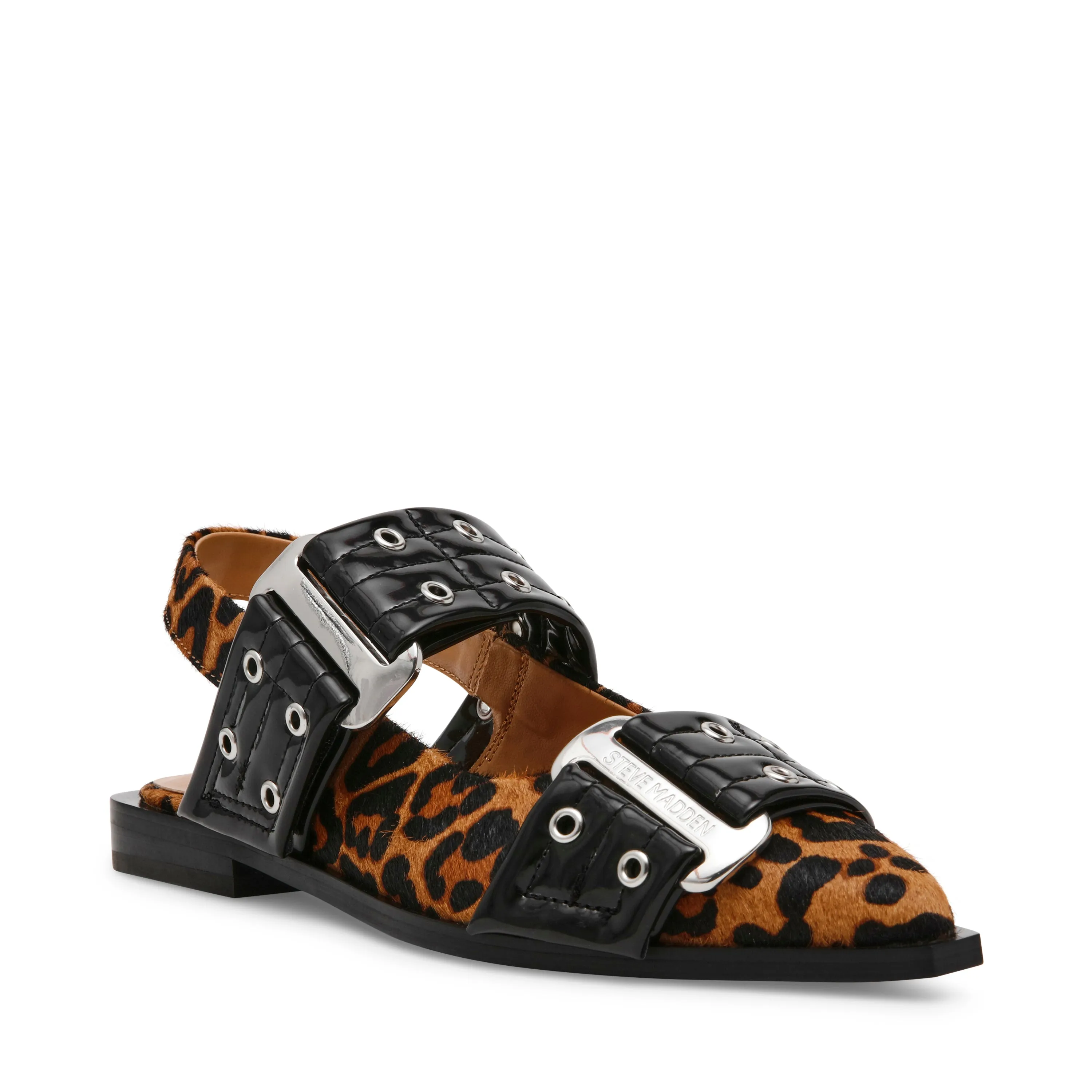 Grand Ave-L Sandal BLACK/ LEOPARD