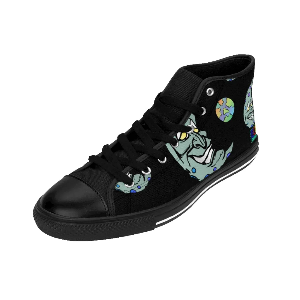 Green Moon Men's High-top Sneakers