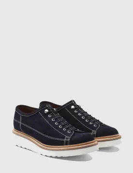 Grenson Inigo Suede Monkey Shoe - Navy