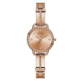 Guess Ladies Dress Stainless Steel Rose Gold Watch GW0022L3