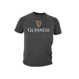 Guinness Distressed Trademark Label Tee Shirt