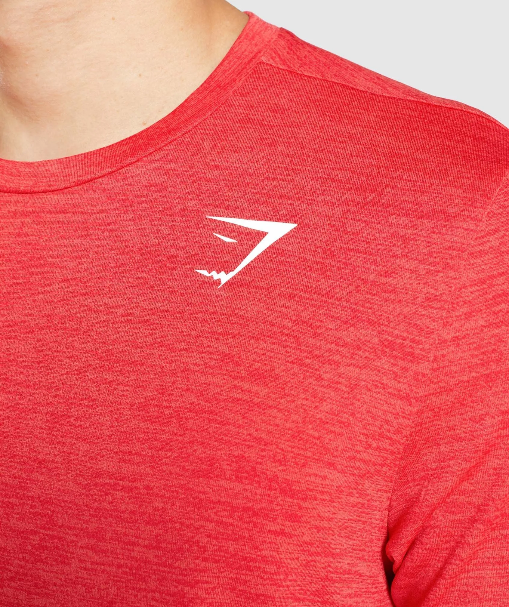 Gymshark Arrival Marl T-Shirt - Red