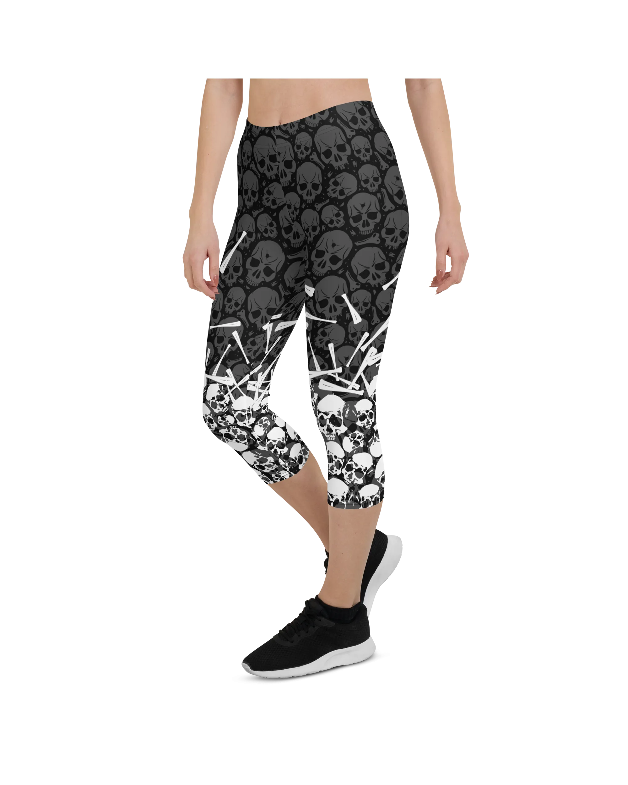 Halloween Bones Capris