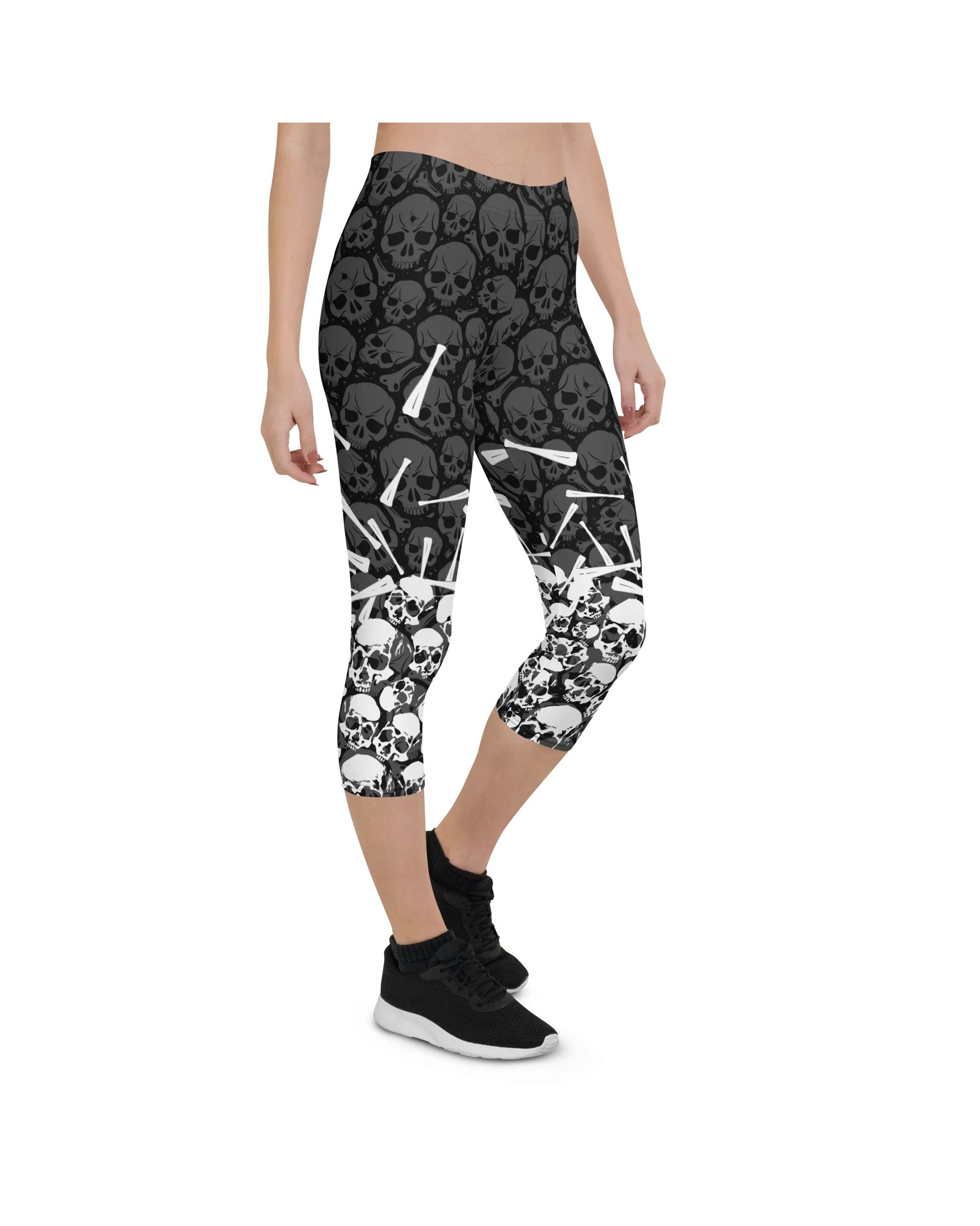 Halloween Bones Capris