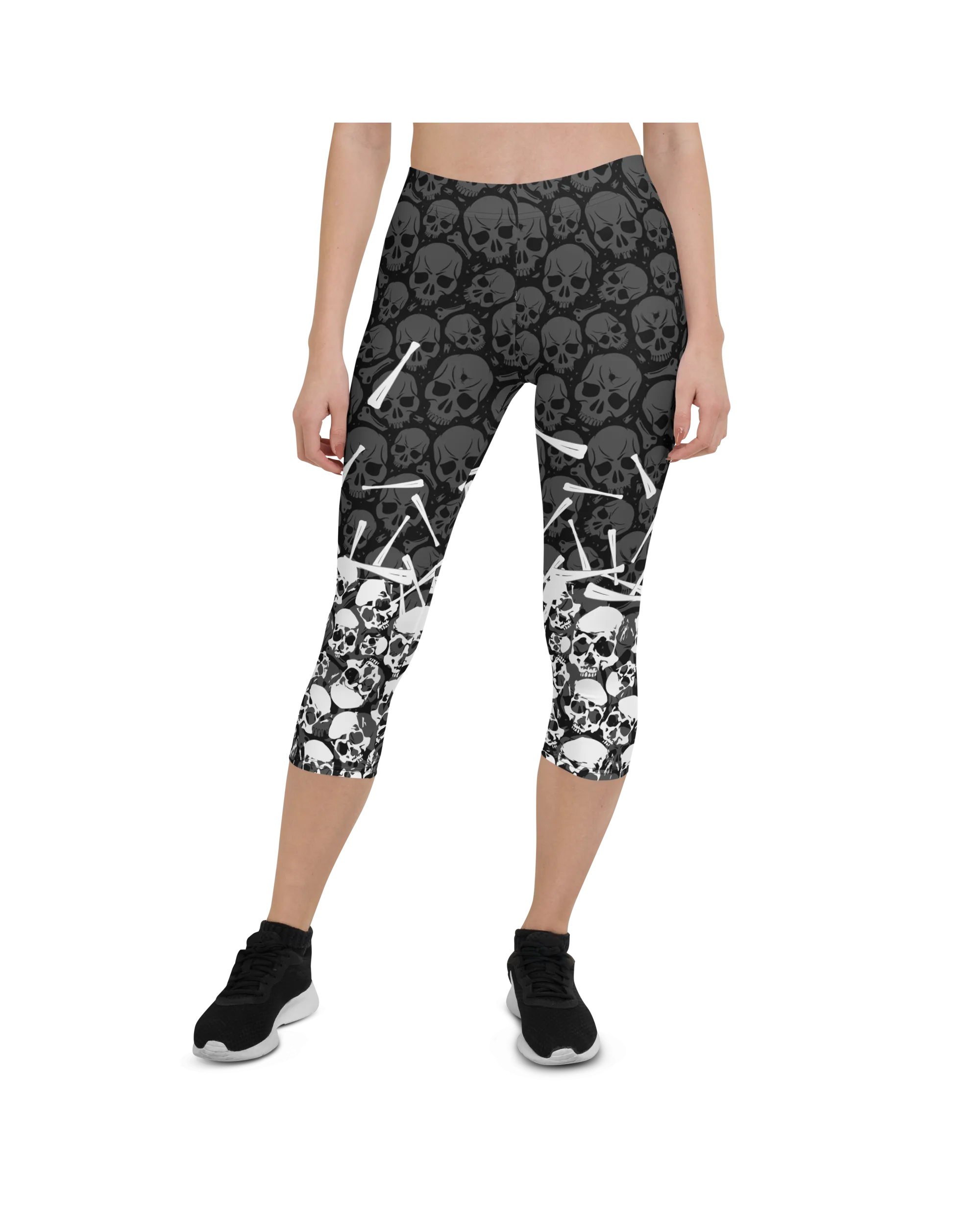 Halloween Bones Capris