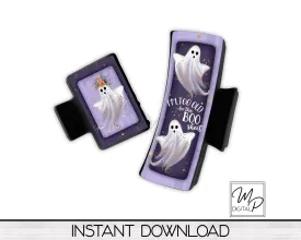 Halloween Hair Clip PNG Sublimation Design, Digital Download, I'm Too Old For This Boo Sheet