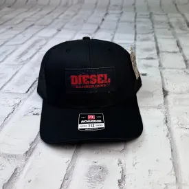 Hammer Down "Diesel" Hat - Black with Leather Patch