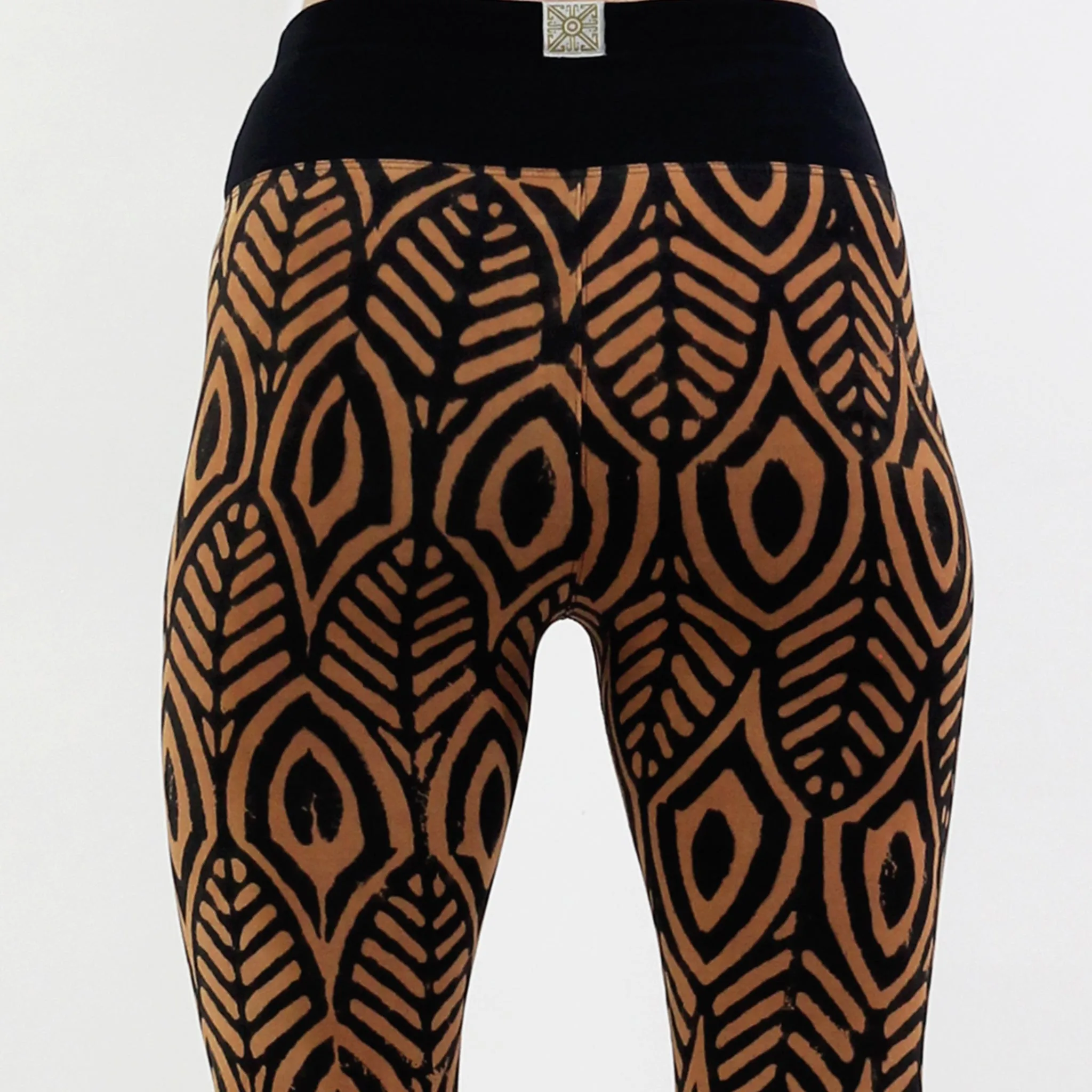 Hand Painted Leggings - Pharaoh’s Feathers