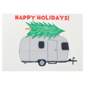 Happy Holidays Airstream Card