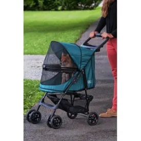 Happy Trails NO-ZIP Pet Stroller in Emerald