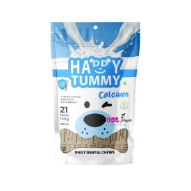 Happy Tummy Dental Calcium Flavoured Chews for Dogs