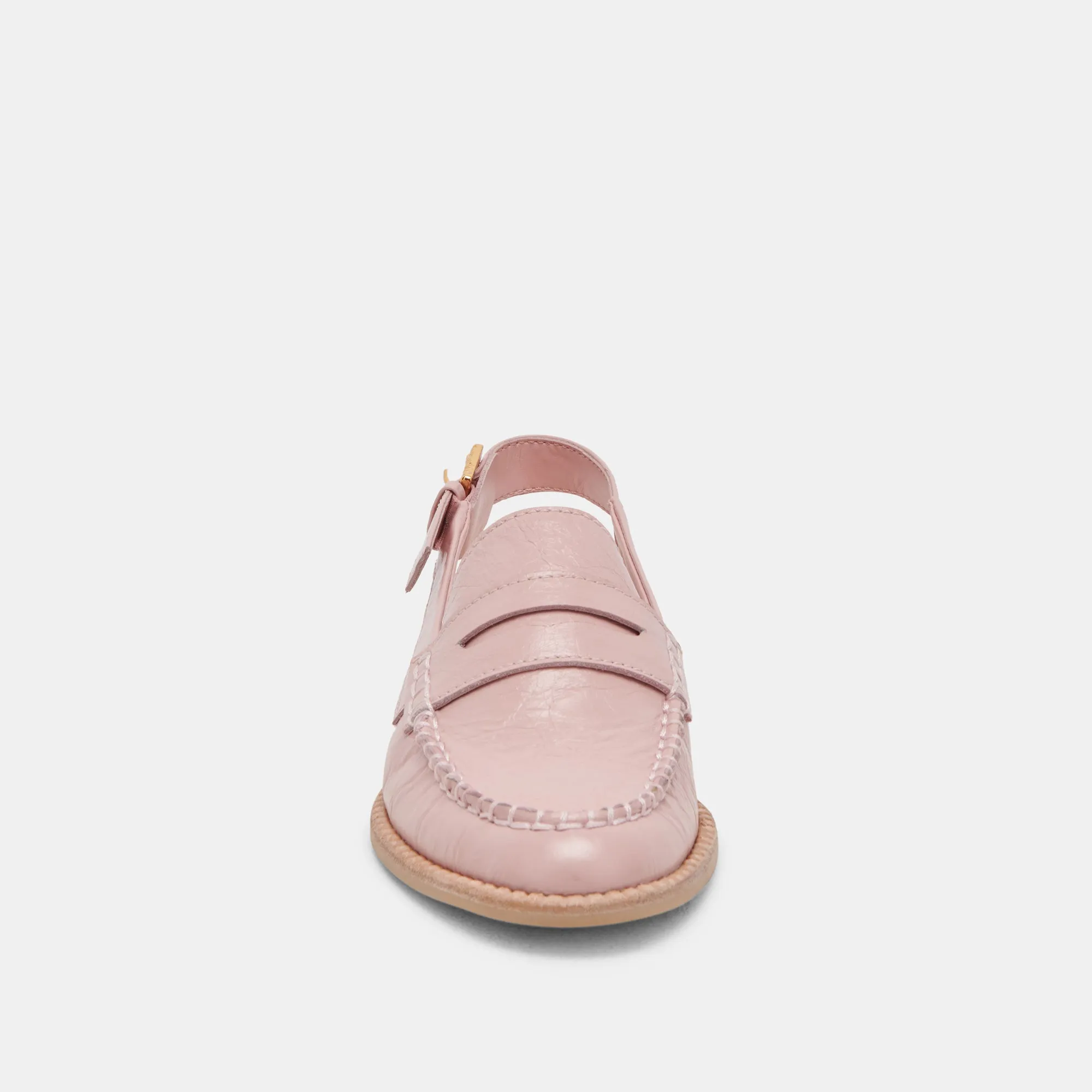 HARDI LOAFERS PINK CRINKLE PATENT