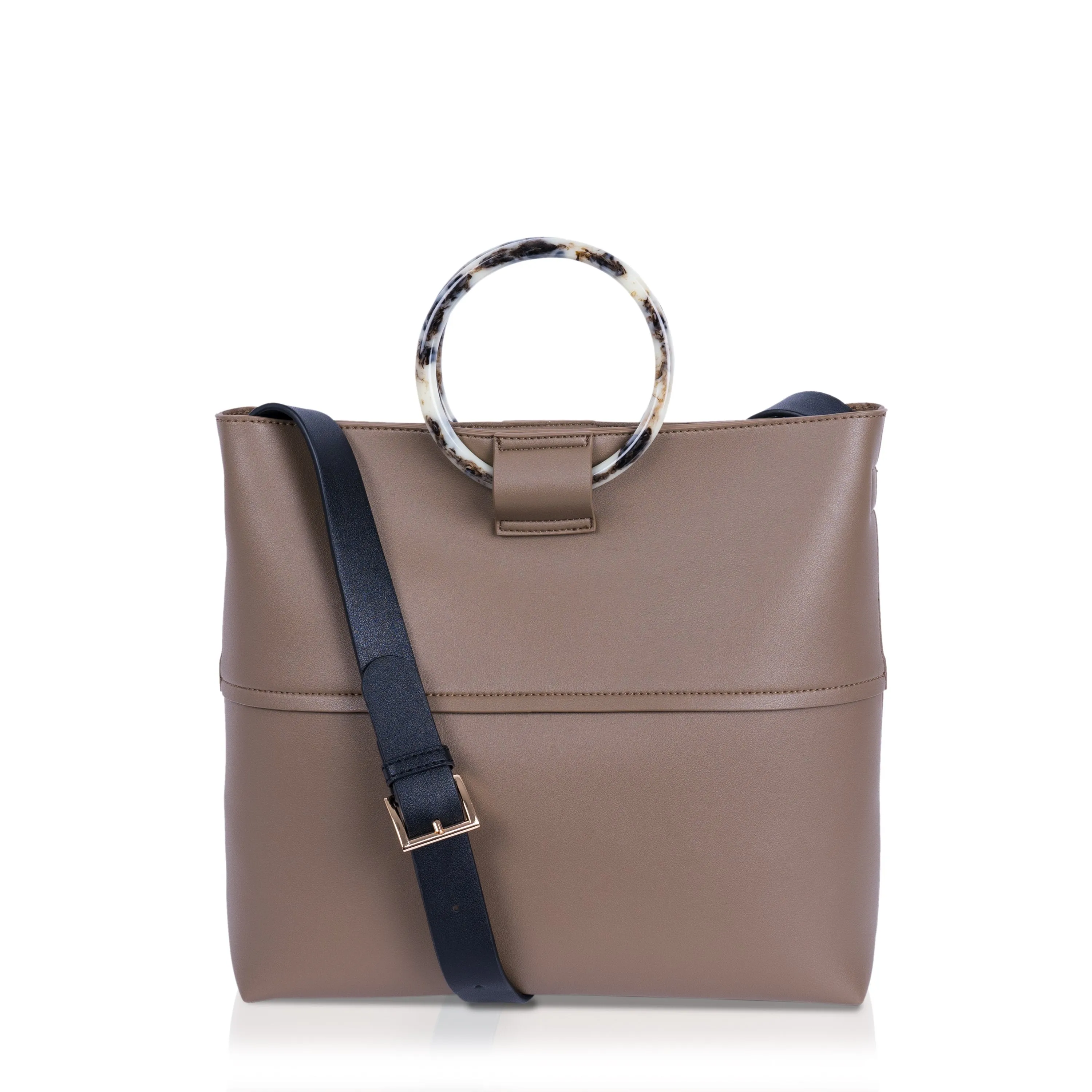 Harriet Khaki Vegan Tote Bag