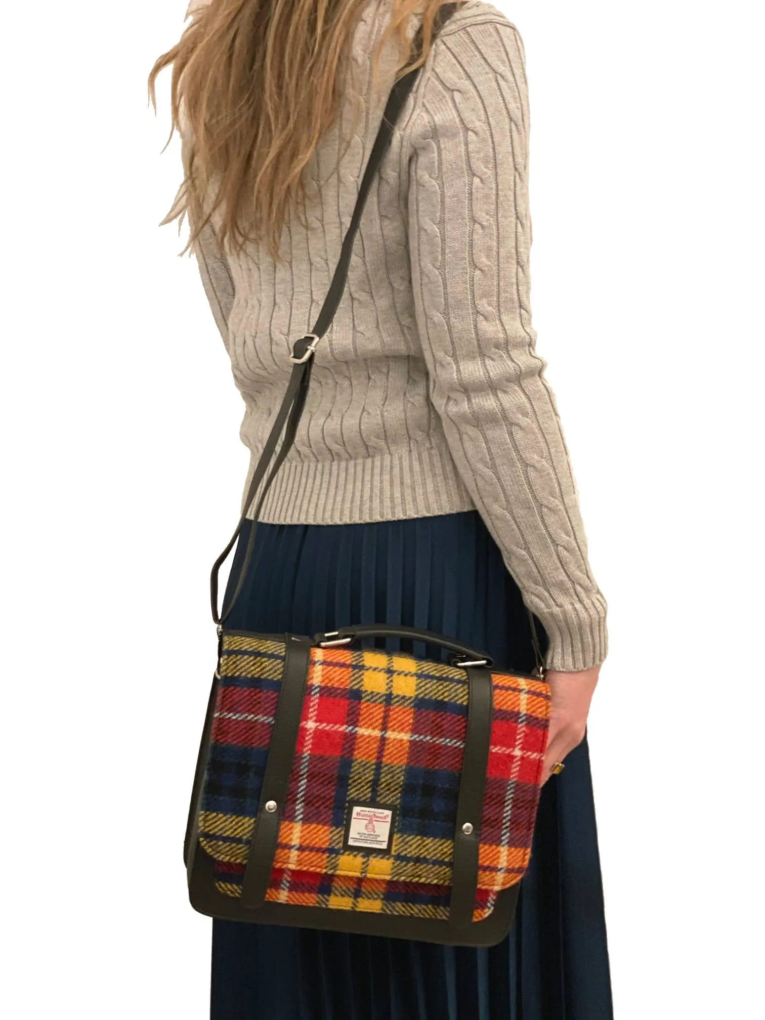 Harris Tweed Mini Messenger Bag