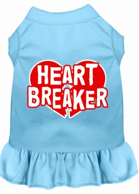 Heart Breaker Screen Print Dress Baby Blue Lg (14)