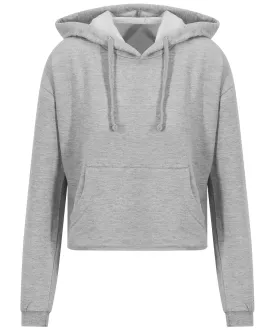 Heather Grey - Women's cropped hoodie